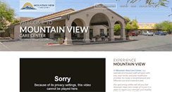 Desktop Screenshot of mountainviewcarecenteraz.com